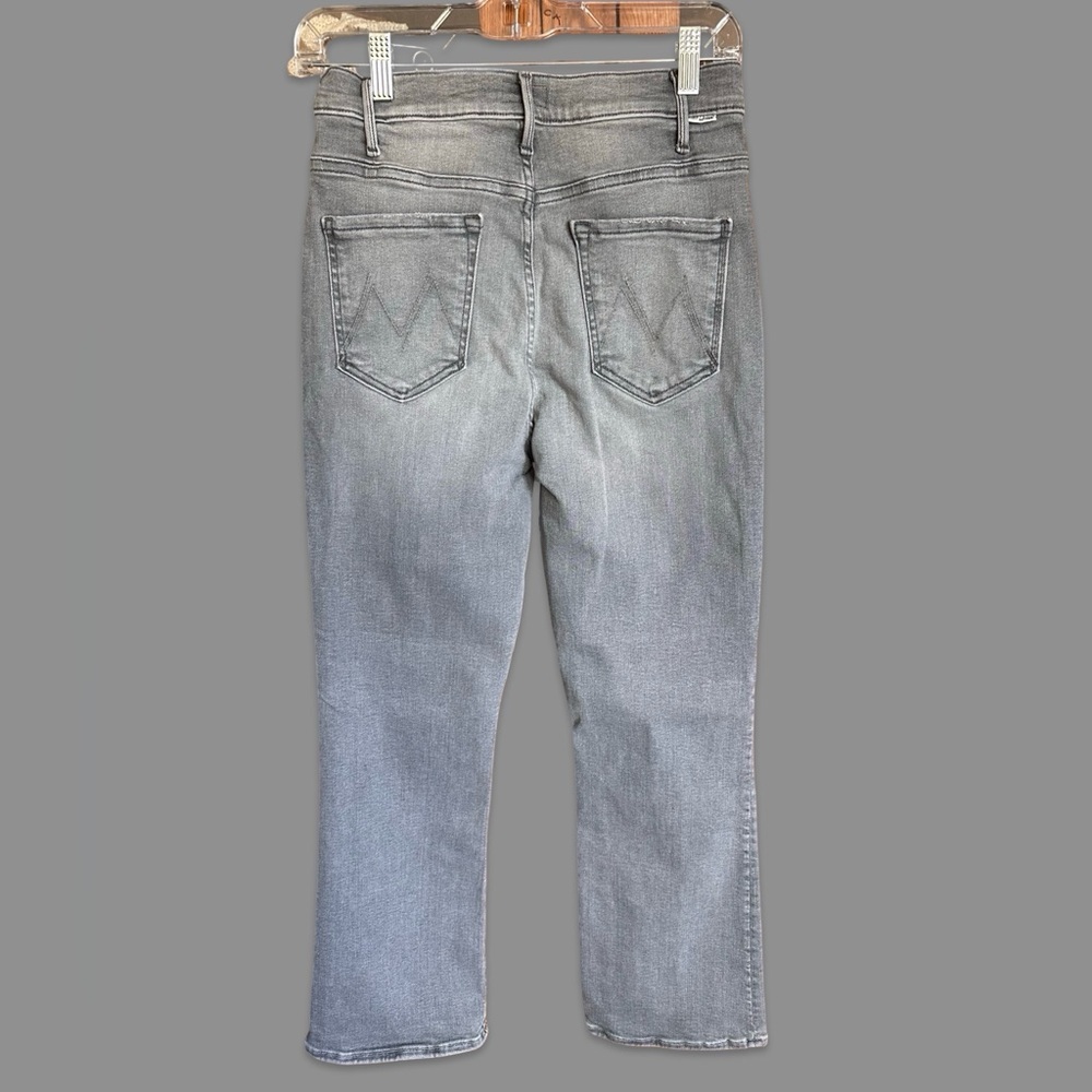 MOTHER the Hustler Ankle Jeans in Barley There Faded Gray Size 28 - Picture 4 of 9